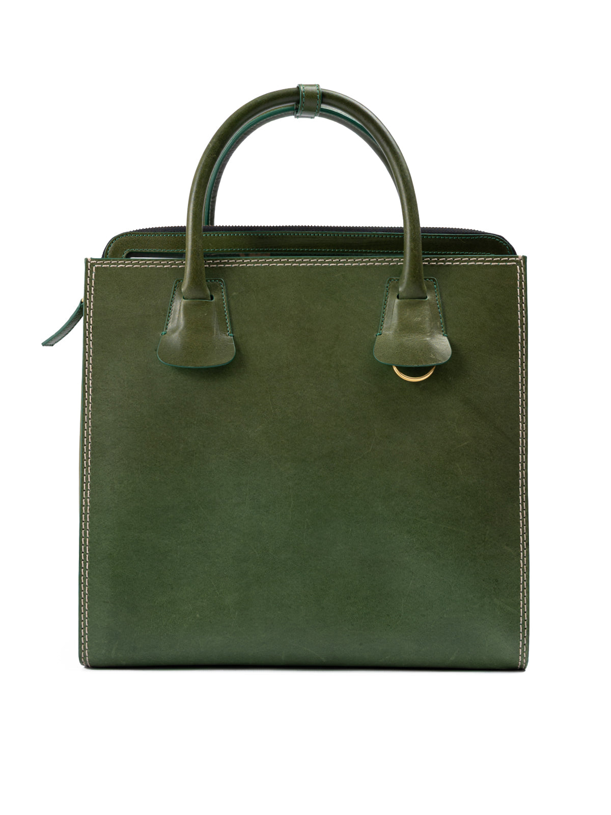 Yeşil deri Dsquared² tote çanta
